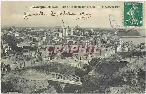 Cartes postales Granville Manche Vue prise du Moulin a Vent