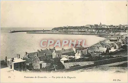 Cartes postales Panorama de Granville Vue prise de la Huguette