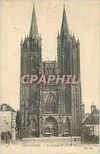 Cartes postales Coutances La Cathedrale