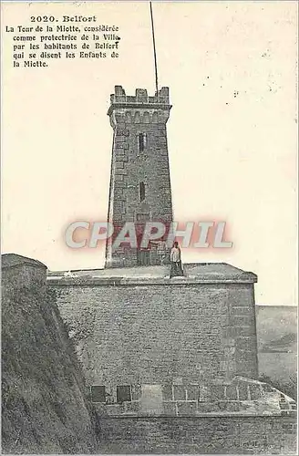 Cartes postales Belfort La Tour de la Miotte