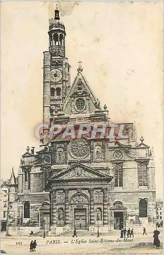 Cartes postales Paris L'Eglise Saint Etienne du Mont