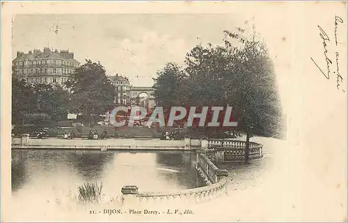 Cartes postales Dijon Place Darcy