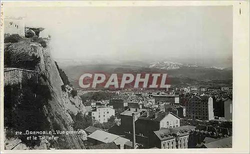 Ansichtskarte AK Grenoble Vue generale et la Taillefer