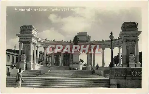 Ansichtskarte AK Alexandria Imail Pasha Statue