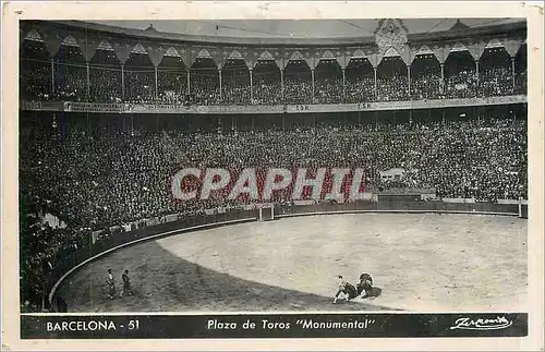 Cartes postales Barcelona Plaza de Toros Monumental Corrida