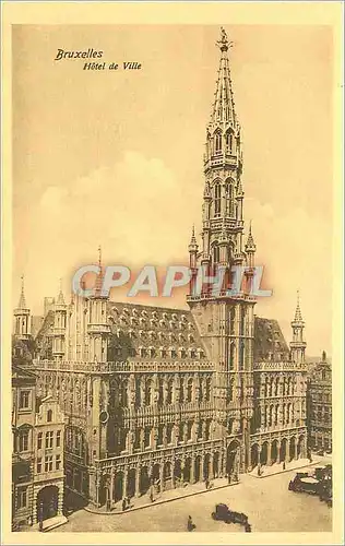 Cartes postales Bruxelles Hotel de Ville