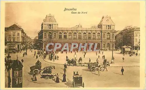 Cartes postales Bruxelles Gare du Nord