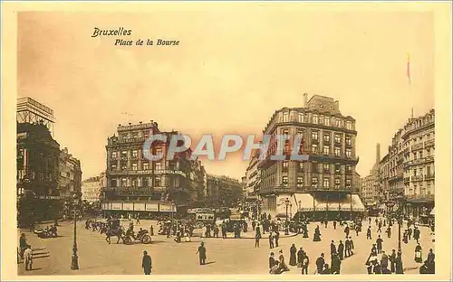 Cartes postales Bruxelles Place de la Bourse