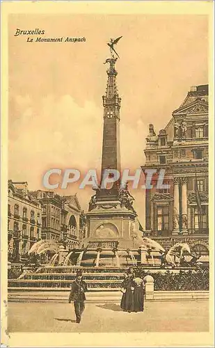 Cartes postales Bruxelles Le Monument Anspach