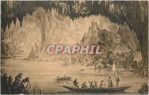 Cartes postales Grottes de Han Le Lac d'embarquement