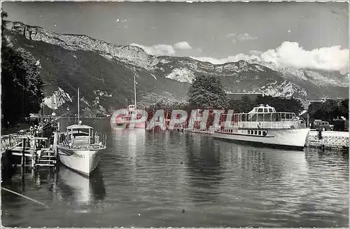 Cartes postales moderne Annecy Le Port Bateaux