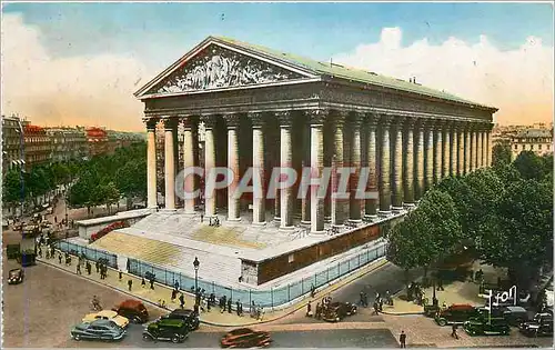 Moderne Karte Paris Eglise de la Madeleine