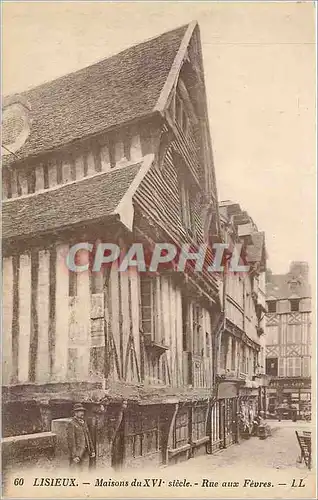 Cartes postales Lisieux Maison du XVI siecle Rue aux Fevres