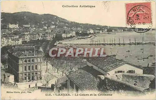 Cartes postales Cannes Le Cours et la Croisette