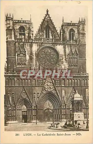 Cartes postales Lyon La Cathedrale Saint Jean