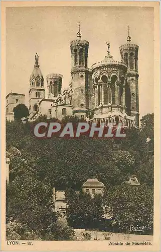 Cartes postales Lyon Abside de Fourviere