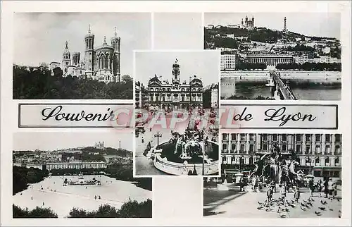 Cartes postales Souvenir de Lyon