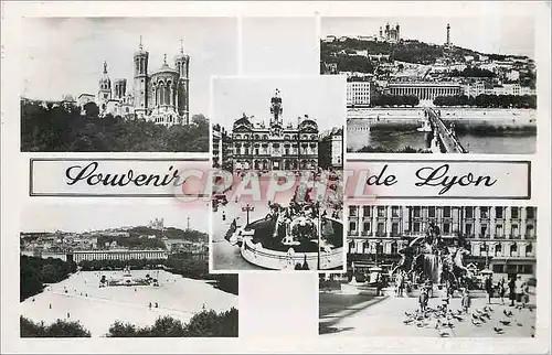 Cartes postales Souvenir de Lyon