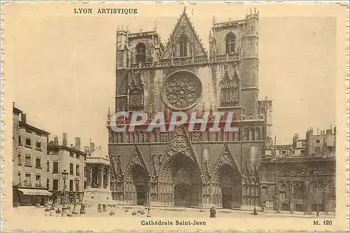 Cartes postales Lyon Cathedrale Saint Jean