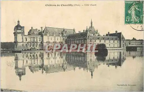 Ansichtskarte AK Chateau de Chantilly Oise Cote Ouest