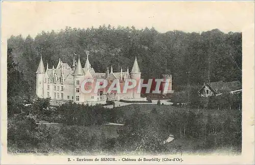 Cartes postales Environs de Semur Chateau de Bourbilly Cote d'Or