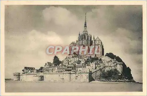 Ansichtskarte AK Abbaye du Mont St Michel Vue generale Face Est