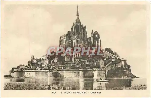 Cartes postales Mont St Michel Cote Est