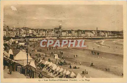 Cartes postales Les Sables d'Olonne Vendee La Plage