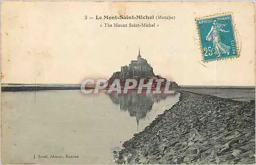 Cartes postales Le Mont Saint Michel Manche
