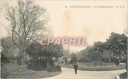 Ansichtskarte AK Saint Nazaire Le Jardin Public