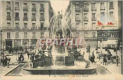 Ansichtskarte AK Nantes La Place Royale