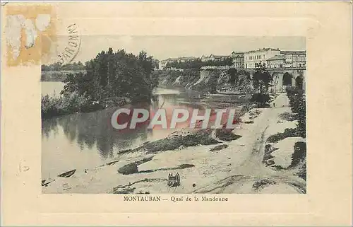 Cartes postales Montauban Quai de la Mandonne