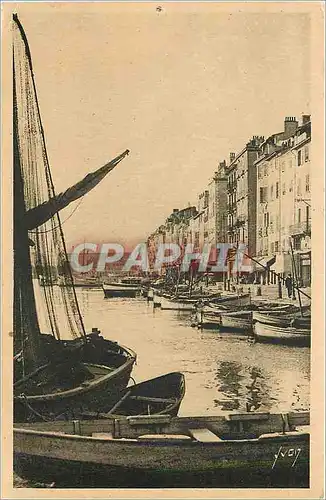 Ansichtskarte AK Toulon Var Un coin du Port Bateaux