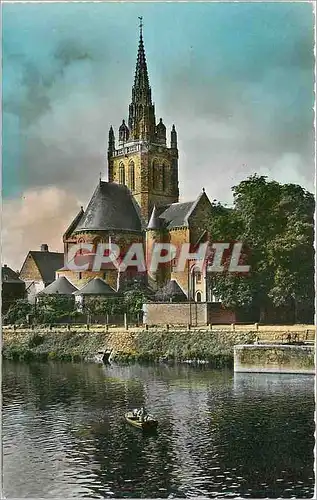 Moderne Karte Laval Mayenne Basilique d'Avesnieres