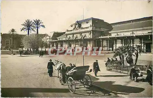 Moderne Karte Nice La Gare