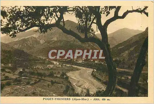 Cartes postales Puget Theniers Alpes Mar