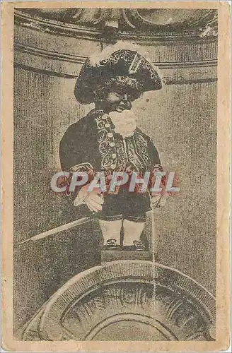 Cartes postales Brussels Manneken Pis as a Knight