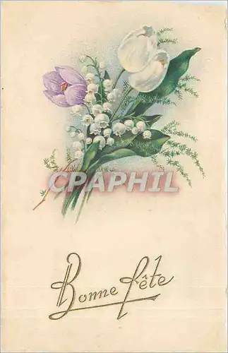 Cartes postales Bonne Fete Fleurs