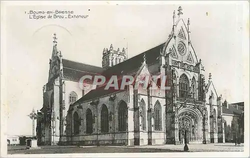 Cartes postales Bourg en Bresse L'Eglise de Brou Exterieur