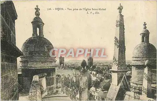 Ansichtskarte AK Dijon Vue prise de l'Eglise Saint Michel