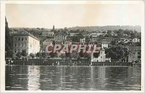 Cartes postales moderne Evian les Bains La plage populaire