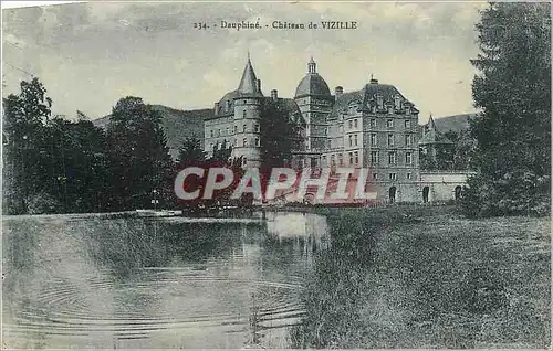 Cartes postales Dauphine Chateau de Vizille
