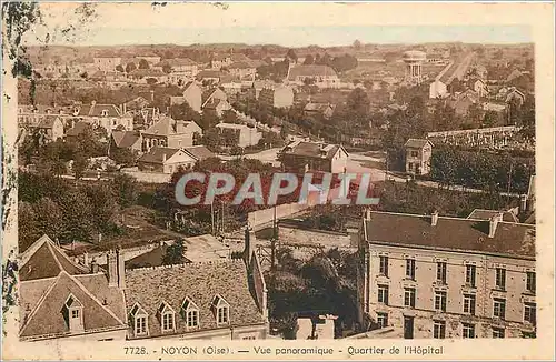 Ansichtskarte AK Noyon Oise Vue panoramique Quartier de l'Hopital