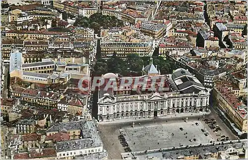 Moderne Karte Toulouse La Ville Rose Vue aerienne sur le Capitole le Donjon