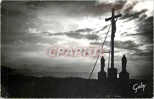 Cartes postales moderne Dieppe Seine Mme Contre jour sur le Calvaire a Bonsecours