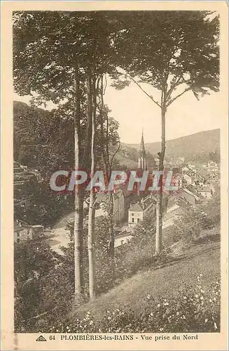 Cartes postales Plombieres les Bains Vue prise du Nord