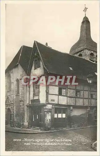 Ansichtskarte AK Montlucon Eglise Saint Pierre avec Transept et Abside