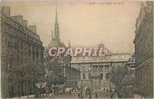 Cartes postales Paris Le Palais de Justice