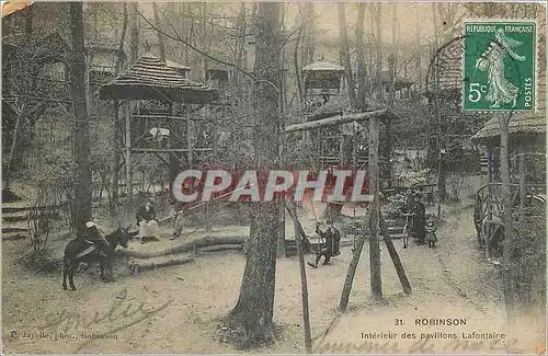 Cartes postales Robinson Interieur des pavillons Lafontaine