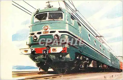 Moderne Karte Des 60 locomotive electriques Train